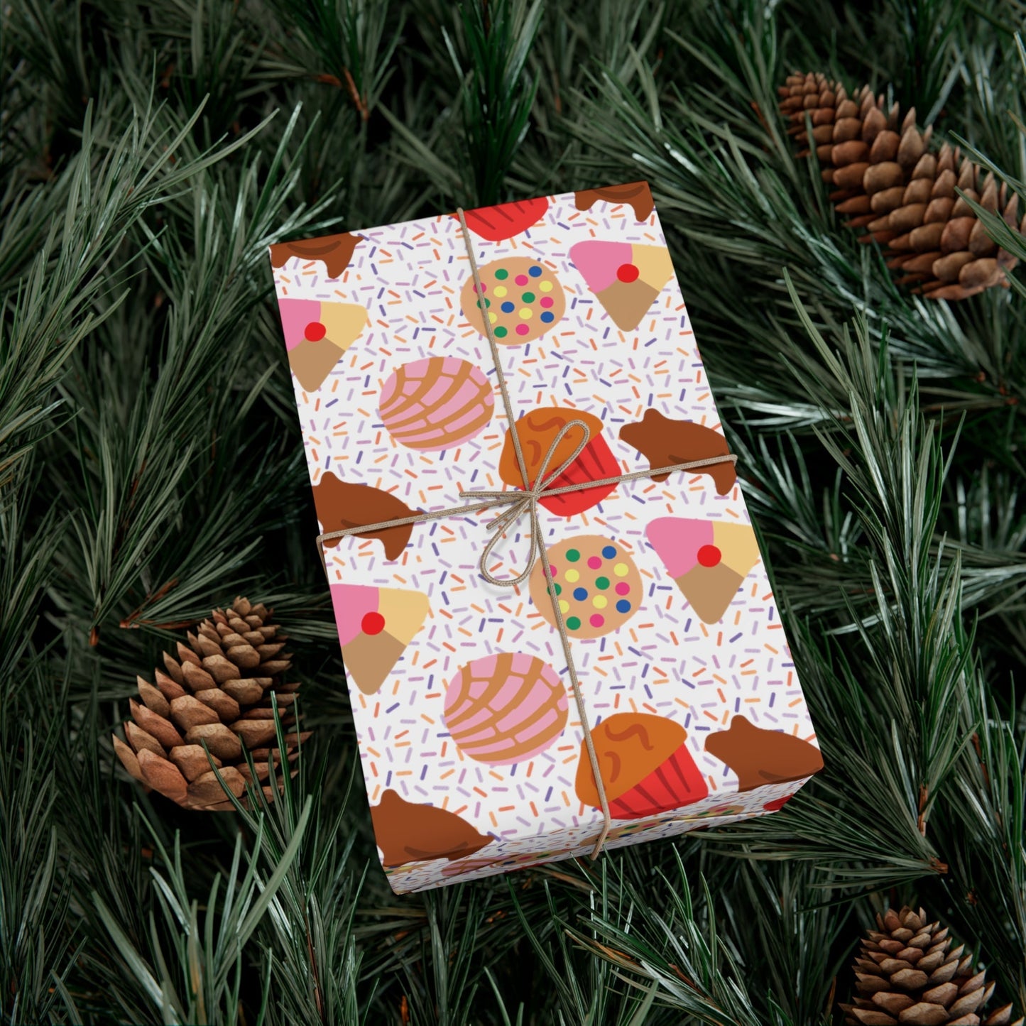 Pan Dulce Concha Gift Wrap Papers, Wrapping Paper - Bebe Buchi