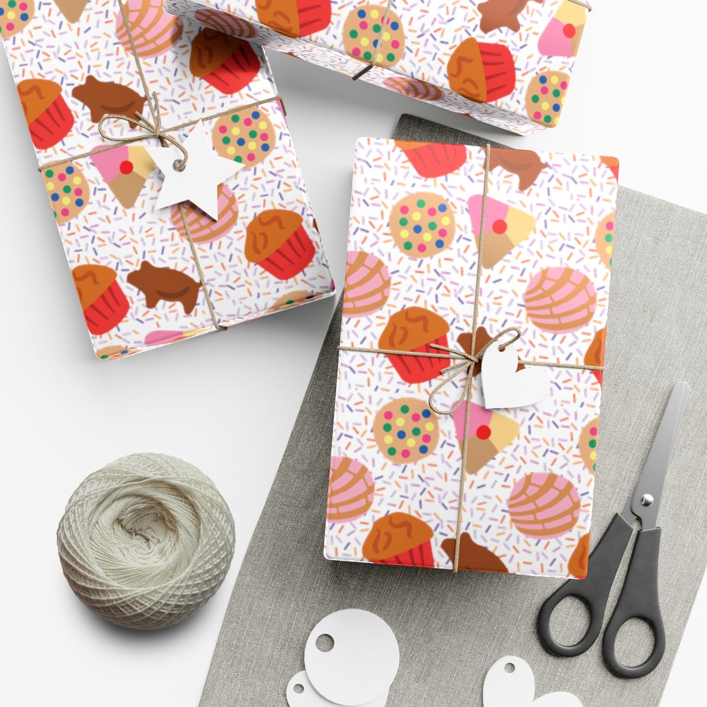 Pan Dulce Concha Gift Wrap Papers, Wrapping Paper - Bebe Buchi