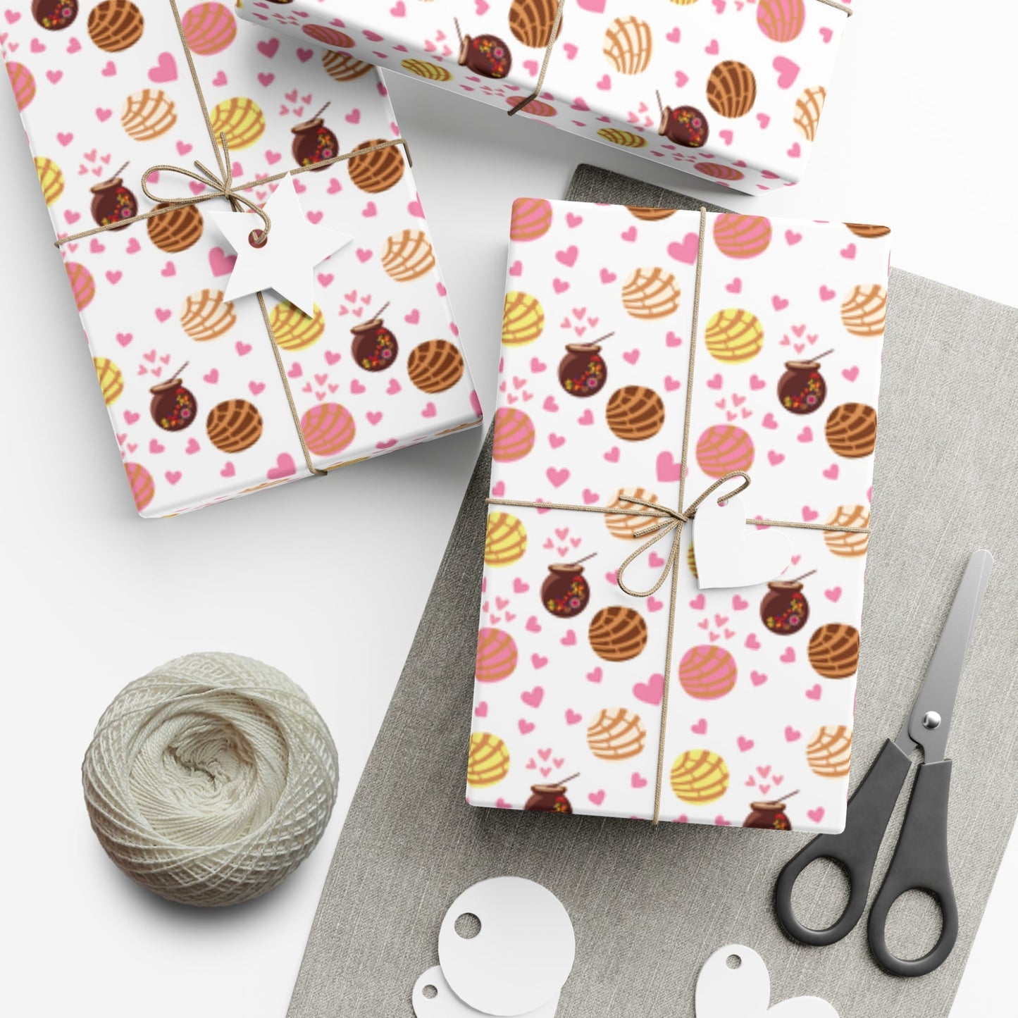 Pan Dulce Concha Gift Wrap Papers, Wrapping Paper - Bebe Buchi