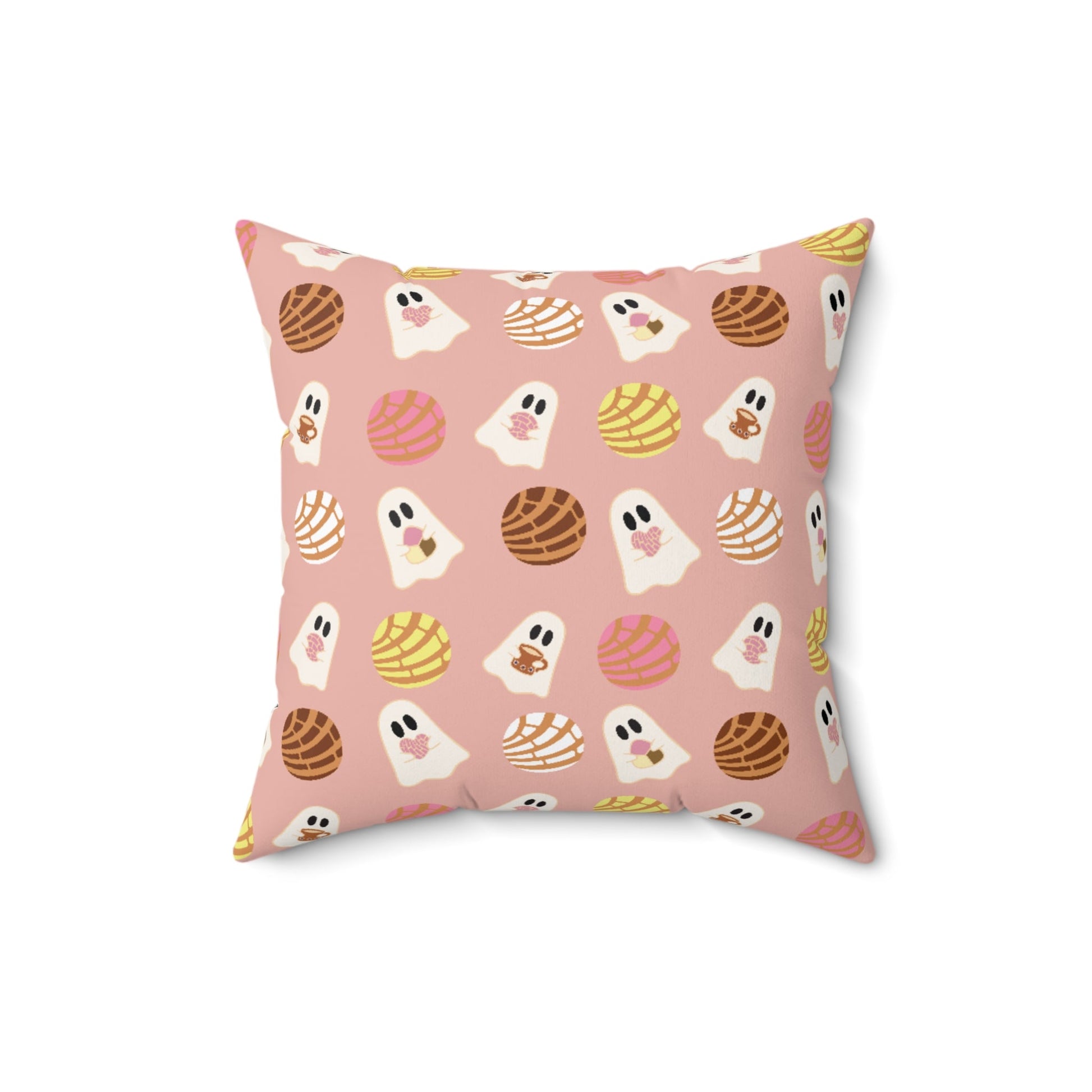 Pan Dulce Concha Spun Polyester Square Pillow - Bebe Buchi