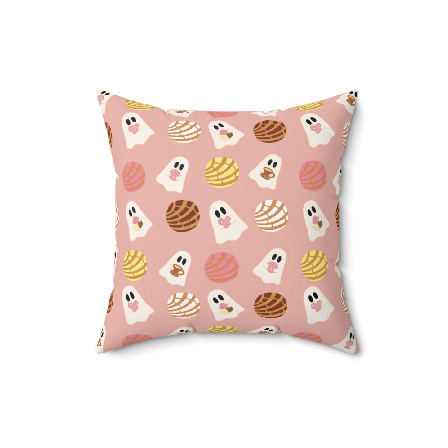 Pan Dulce Concha Spun Polyester Square Pillow - Bebe Buchi