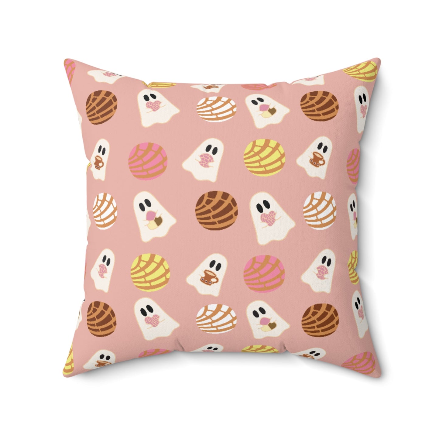 Pan Dulce Concha Spun Polyester Square Pillow - Bebe Buchi