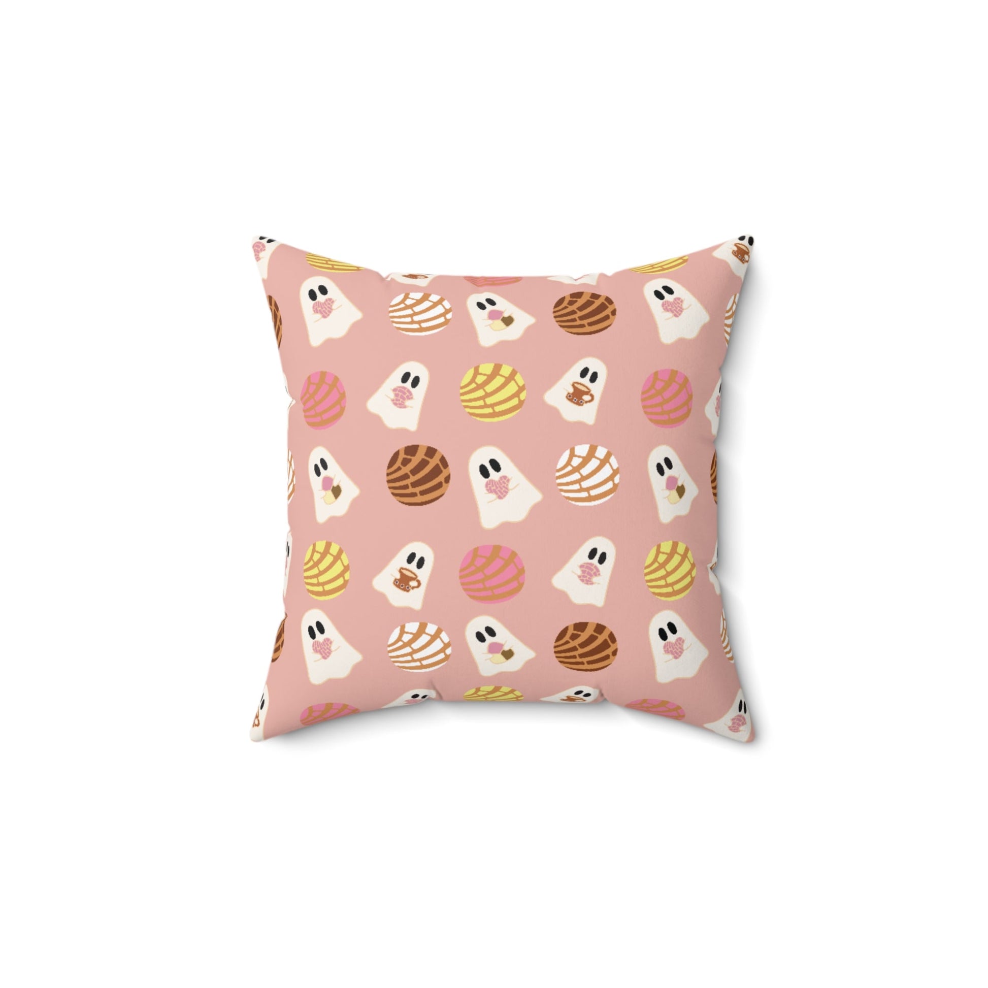 Pan Dulce Concha Spun Polyester Square Pillow - Bebe Buchi