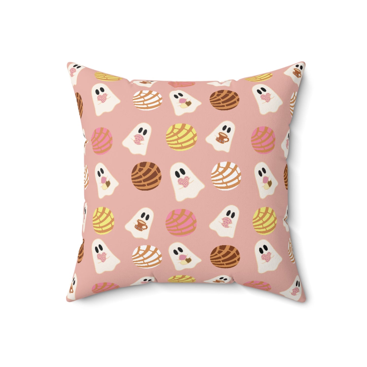 Pan Dulce Concha Spun Polyester Square Pillow - Bebe Buchi