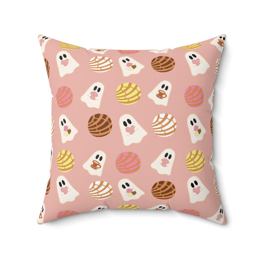 Pan Dulce Concha Spun Polyester Square Pillow - Bebe Buchi