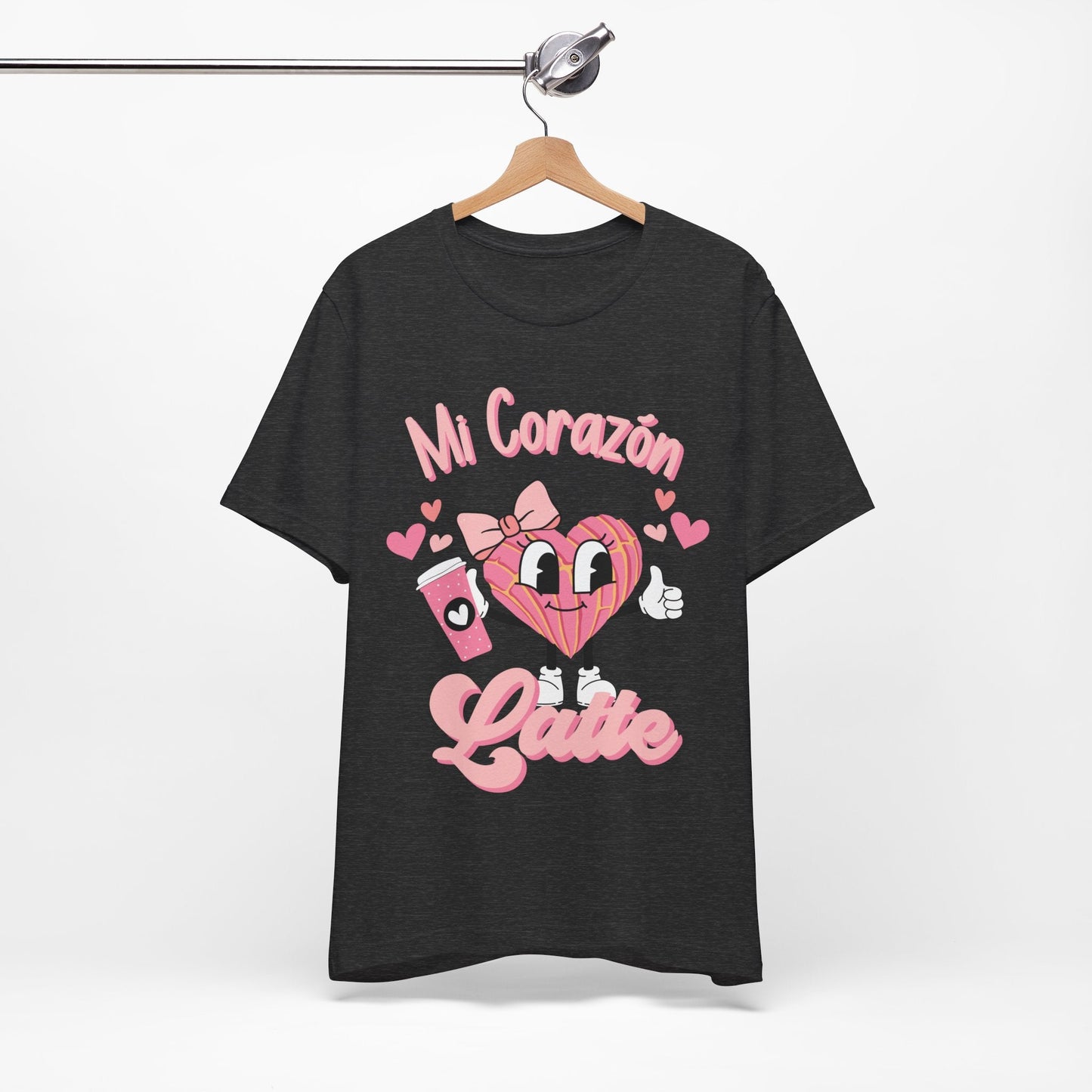 Pan Dulce Retro Valentines Day Shirt,Valentines Day Shirts For Woman,Latte Valentine Shirt,Valentines Day Gift,Valentines Coffee Lover Gift - Bebe Buchi