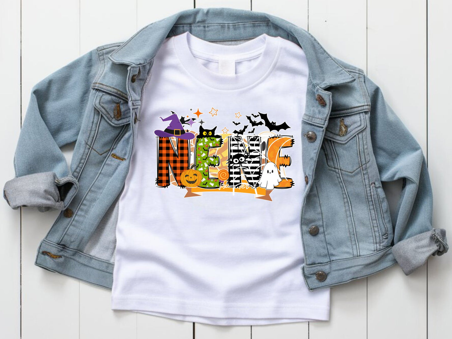 Personalized Kids Name Halloween Shirt - Bebe Buchi