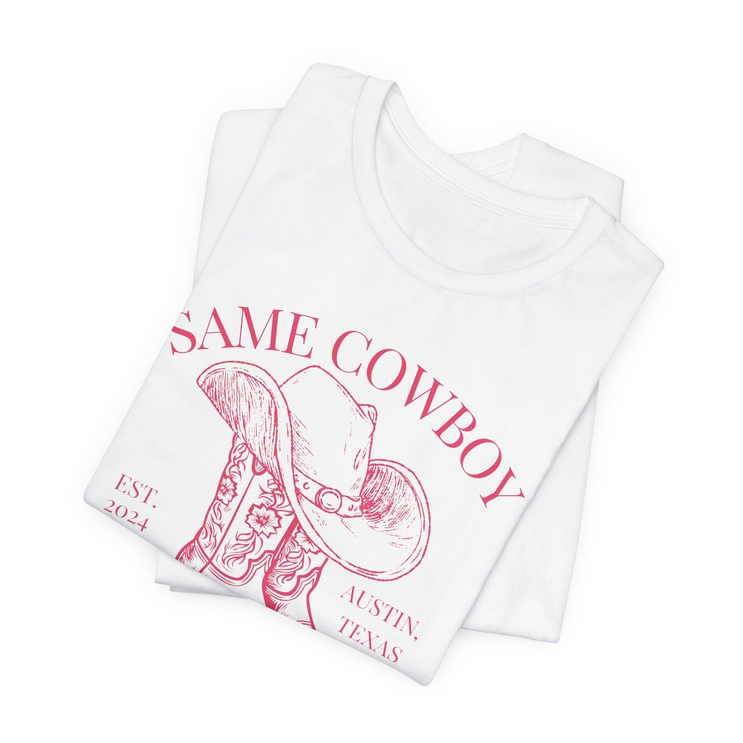 Same Cowboy Forever Bachelorette Shirt, Custom Western T - Shirt - Bebe Buchi