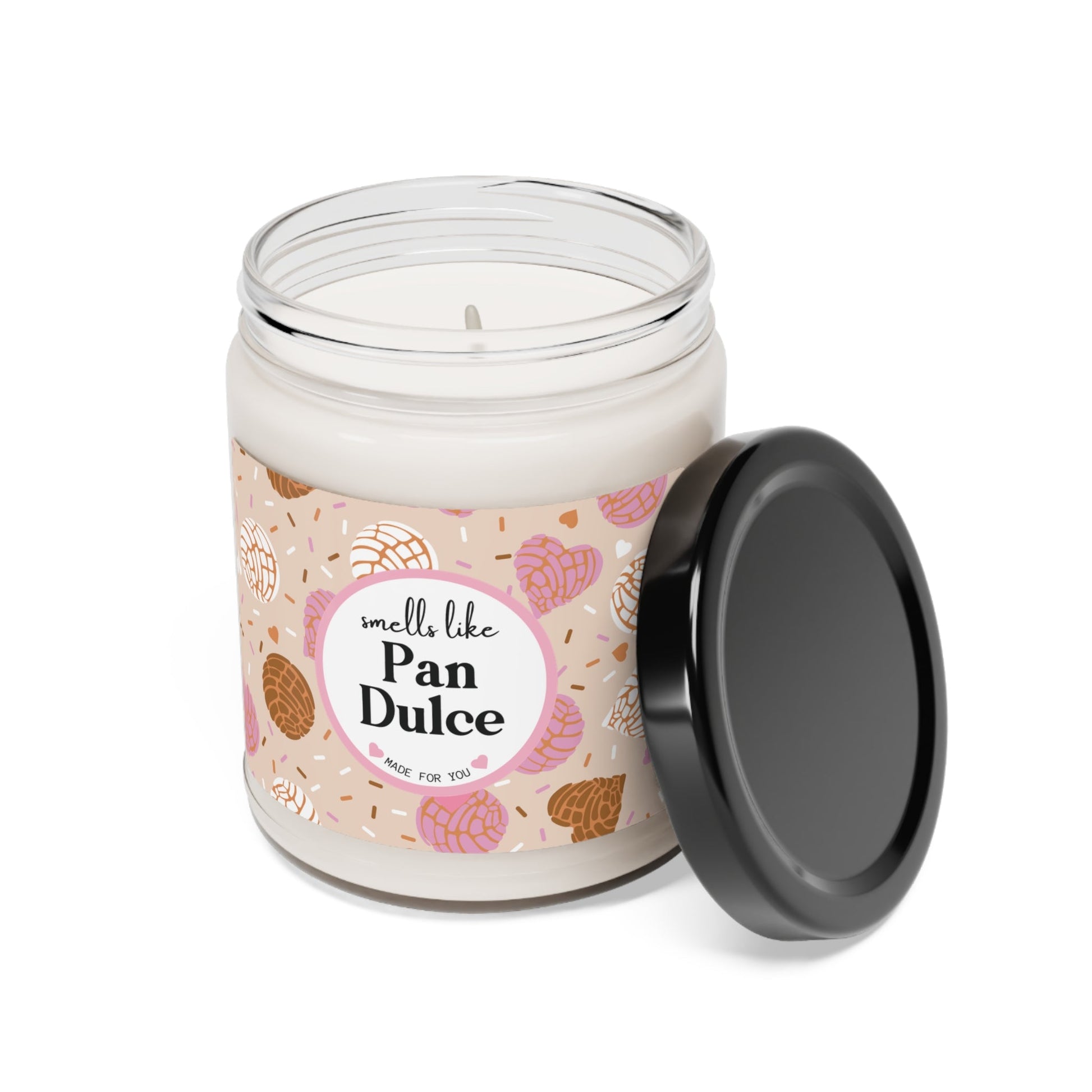 Smells Like "Pan Dulce" Concha Scented Soy Candle, 9oz - Bebe Buchi