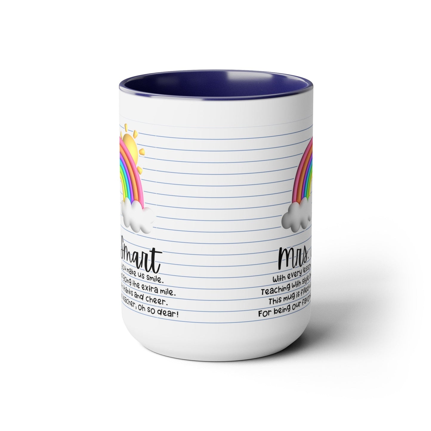 Two - Tone Coffee Mugs, 15oz - Bebe Buchi