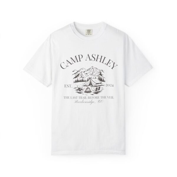 Vintage Camp Bachelorette Shirt, Custom Camping Bachelorette Shirts, Outdoor Mountain Bride Tee Retro Lake Themed Bridal Party Gifts Hiking